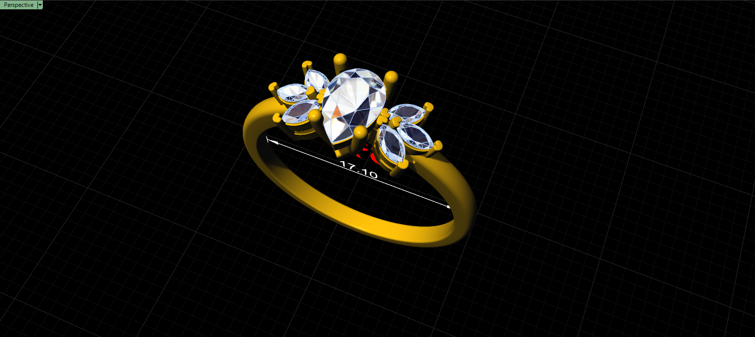 luxury engagement ring stl – sler008 luxury engagement ring stl – sler008