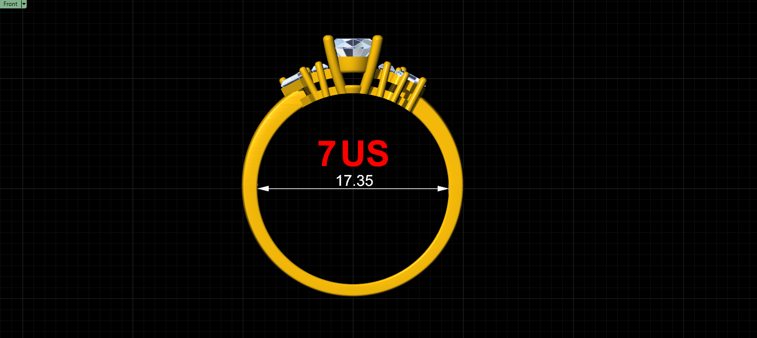 luxury engagement ring stl – sler009 luxury engagement ring stl – sler009