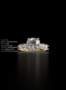 luxury engagement ring stl – sler010