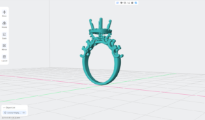 luxury engagement ring stl – sler010
