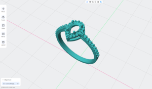luxury engagement ring stl – sler012