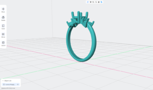 luxury engagement ring stl – sler013