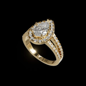 luxury engagement ring stl – sler014
