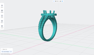 luxury engagement ring stl – sler014
