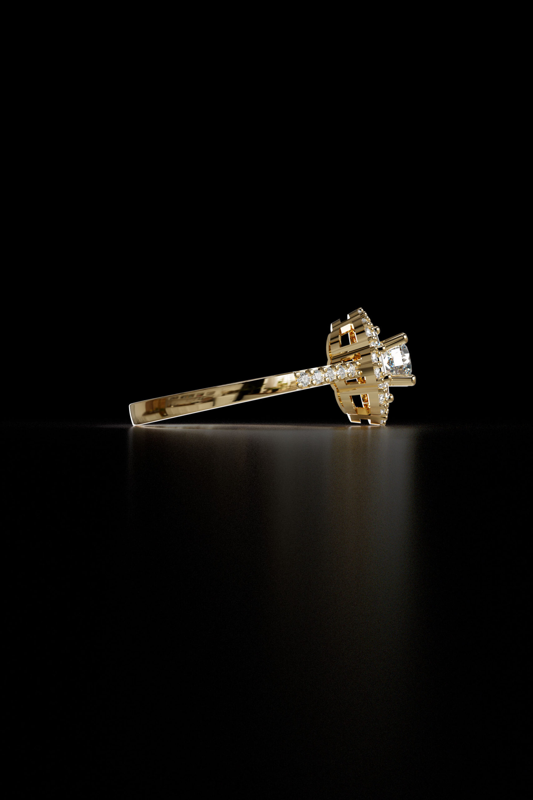 luxury engagement ring stl – sler015 luxury engagement ring stl – sler015
