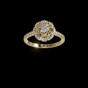 luxury engagement ring stl – sler015