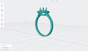 luxury engagement ring stl – sler015