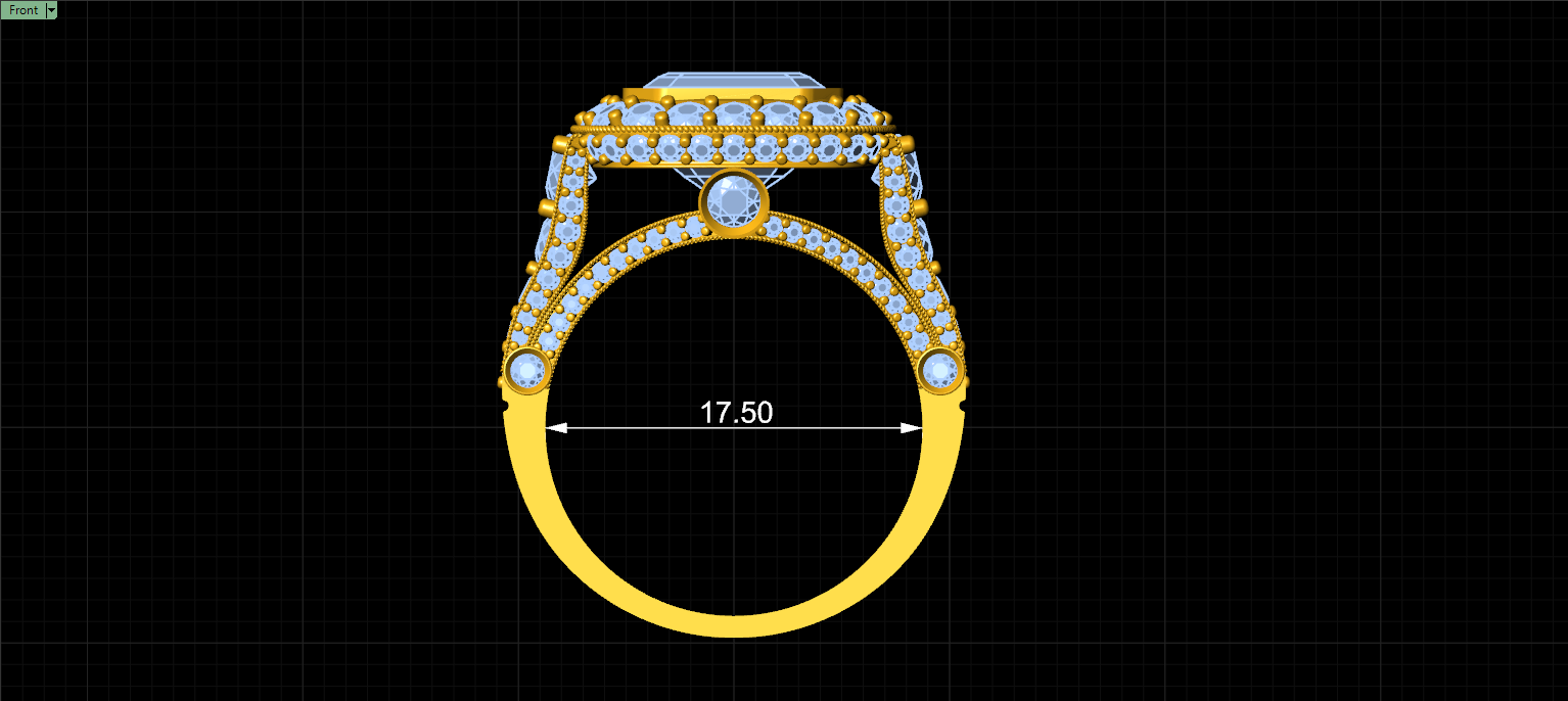 luxury engagement ring stl – sler016 luxury engagement ring stl – sler016