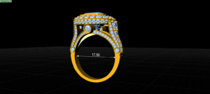 luxury engagement ring stl – sler016