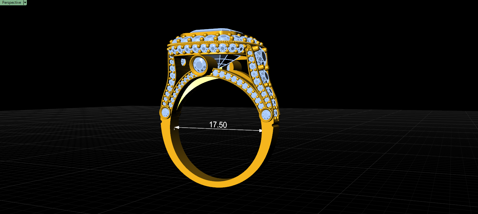 luxury engagement ring stl – sler016 luxury engagement ring stl – sler016
