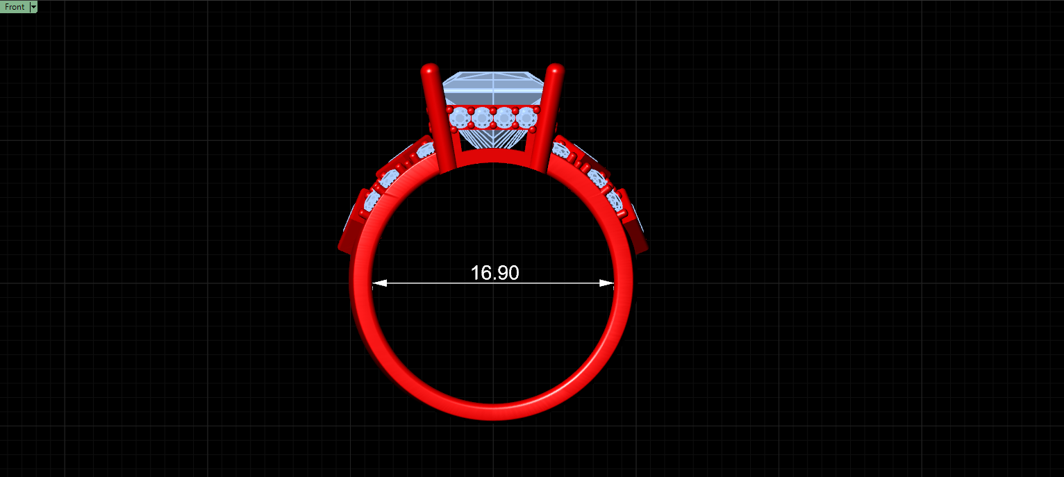 luxury engagement ring stl – sler017 luxury engagement ring stl – sler017