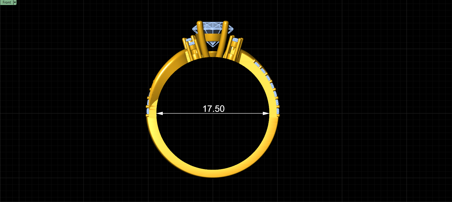 luxury engagement ring stl – sler018 luxury engagement ring stl – sler018