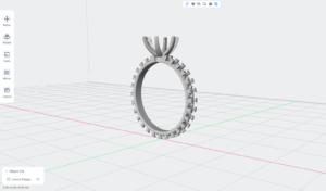 luxury engagement ring stl – sler019