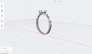 luxury engagement ring stl – sler020