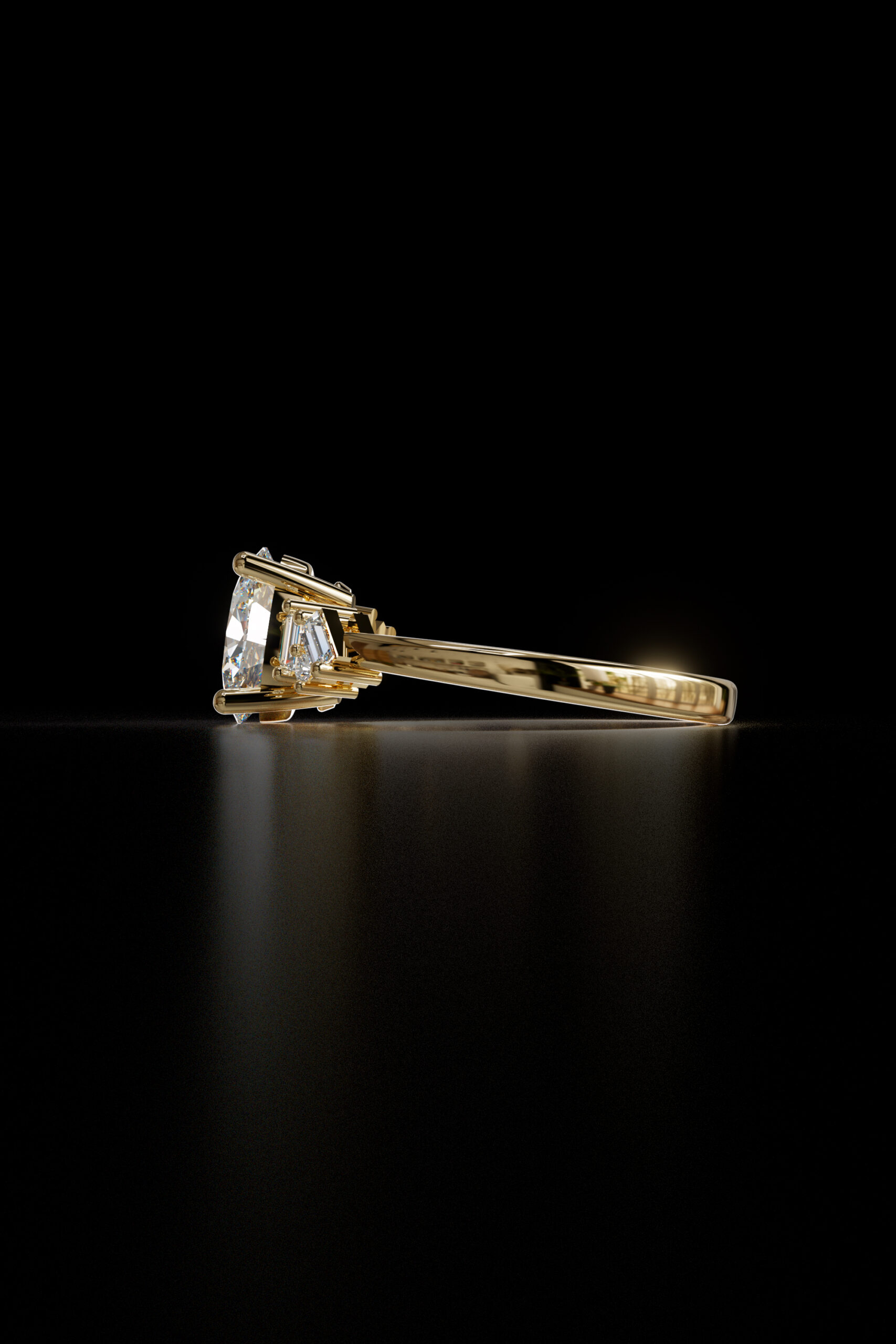 luxury engagement ring stl – sler001 luxury engagement ring stl – sler001
