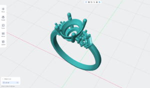 luxury engagement ring stl – sler001