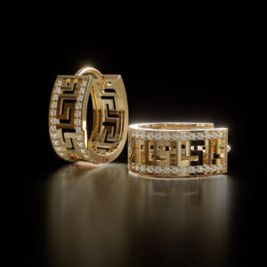 fancy hoop earrings sl ear001