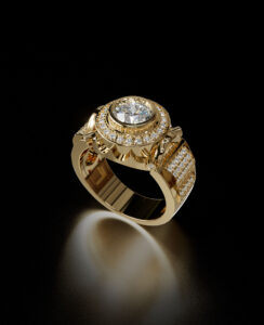 luxury diamond men ring 001