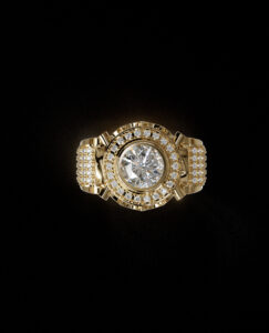 luxury diamond men ring 001