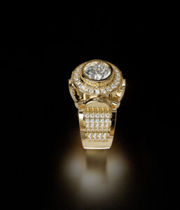 luxury diamond men ring 001
