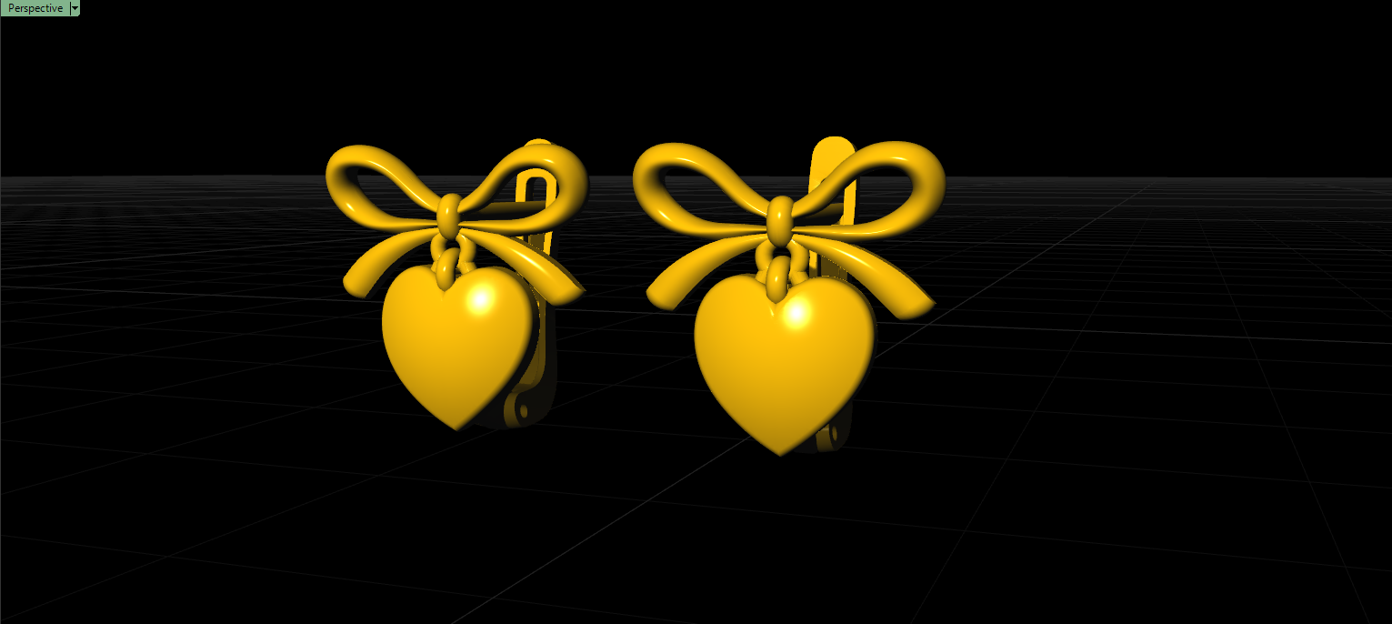 fancy heart earrings sl ear002 fancy heart earrings sl ear002