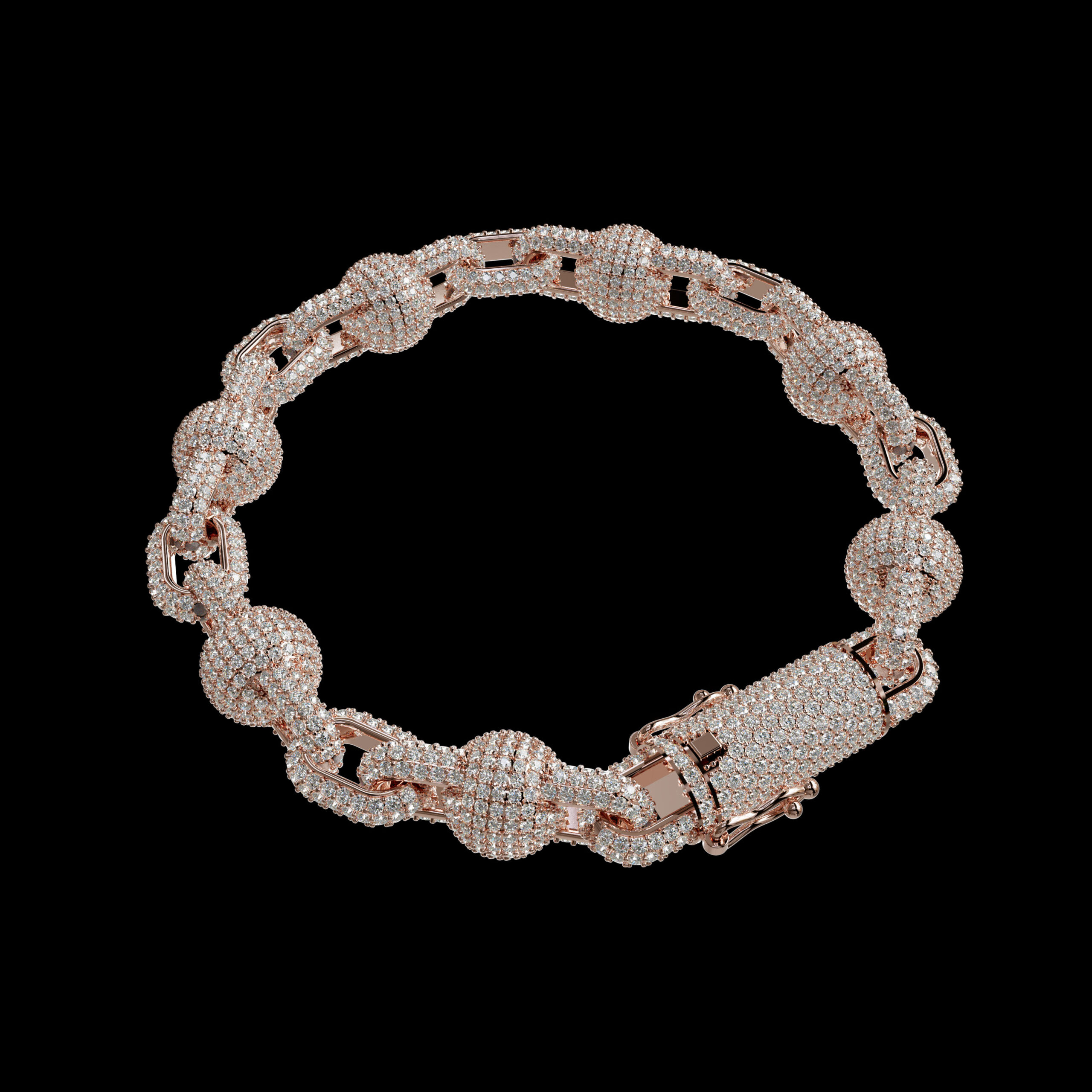 sal jewelry chain bracelet 10mm full lock box diamond preview 02 sal jewelry chain bracelet 10mm full lock box diamond preview 02