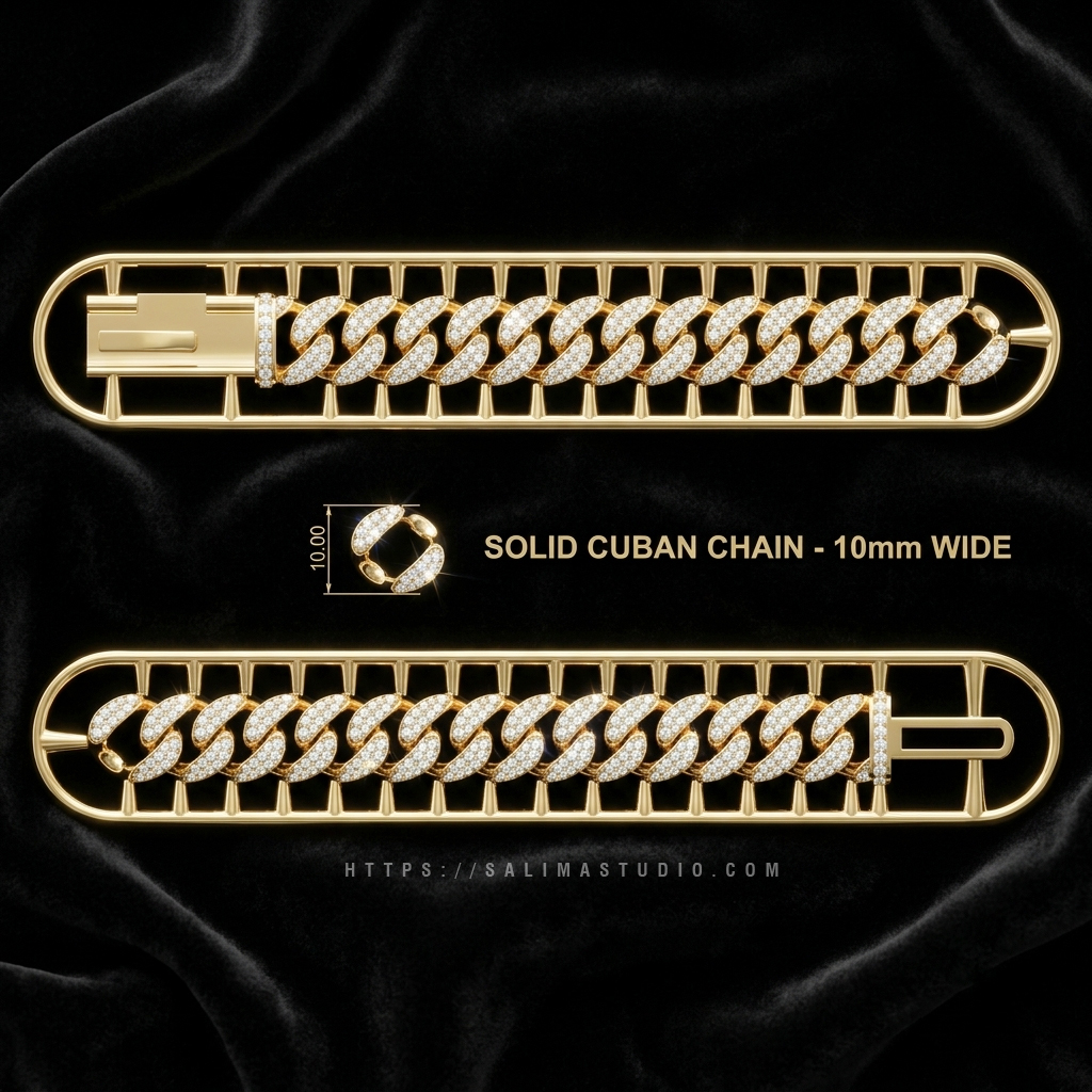 10mm cuban bracelet preview 01a 10mm cuban bracelet preview 01a