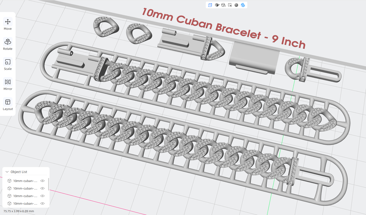 10mm cuban bracelet preview 12 10mm cuban bracelet preview 12