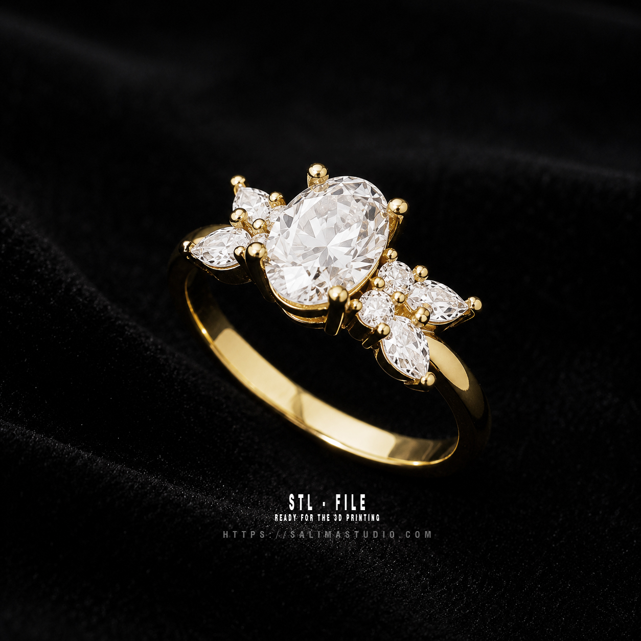 luxury engagement ring 023 stl diamond ring 3d model sal jewelry 03 luxury engagement ring 023 stl diamond ring 3d model sal jewelry 03