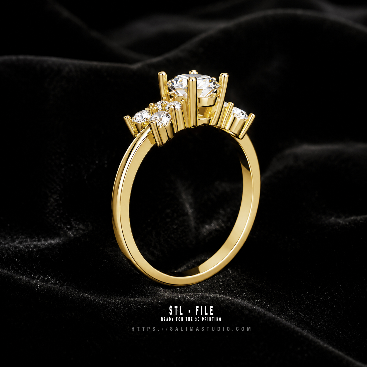 luxury engagement ring 023 stl diamond ring 3d model sal jewelry 04 luxury engagement ring 023 stl diamond ring 3d model sal jewelry 04