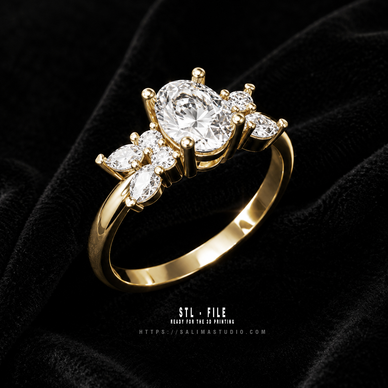 luxury engagement ring 023 stl diamond ring 3d model sal jewelry 05 luxury engagement ring 023 stl diamond ring 3d model sal jewelry 05