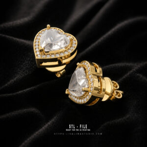 sal jewelry 002 heart stud earrings preview03