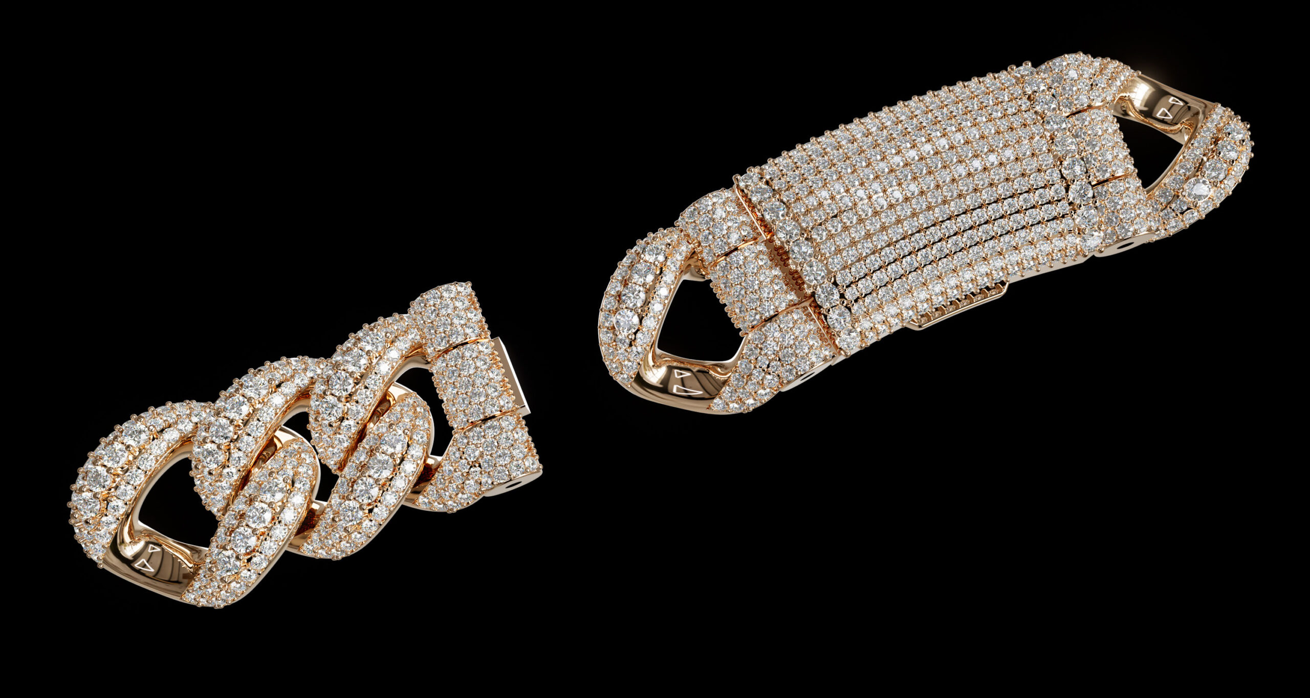 salima jewelry chain bracelet 18mm raised pointer cuban full lock box diamond preview 06 salima jewelry chain bracelet 18mm raised pointer cuban full lock box diamond preview 06