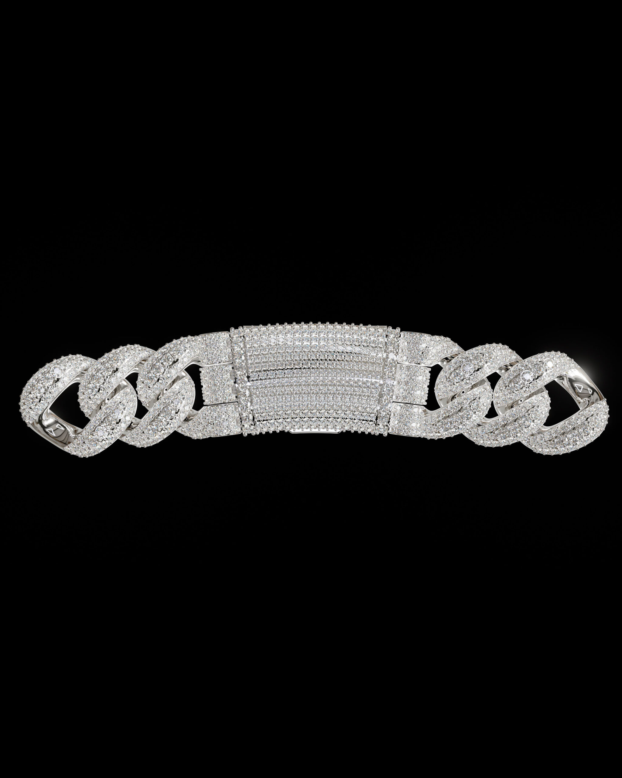salima jewelry chain bracelet 18mm raised pointer cuban full lock box diamond preview 09 salima jewelry chain bracelet 18mm raised pointer cuban full lock box diamond preview 09