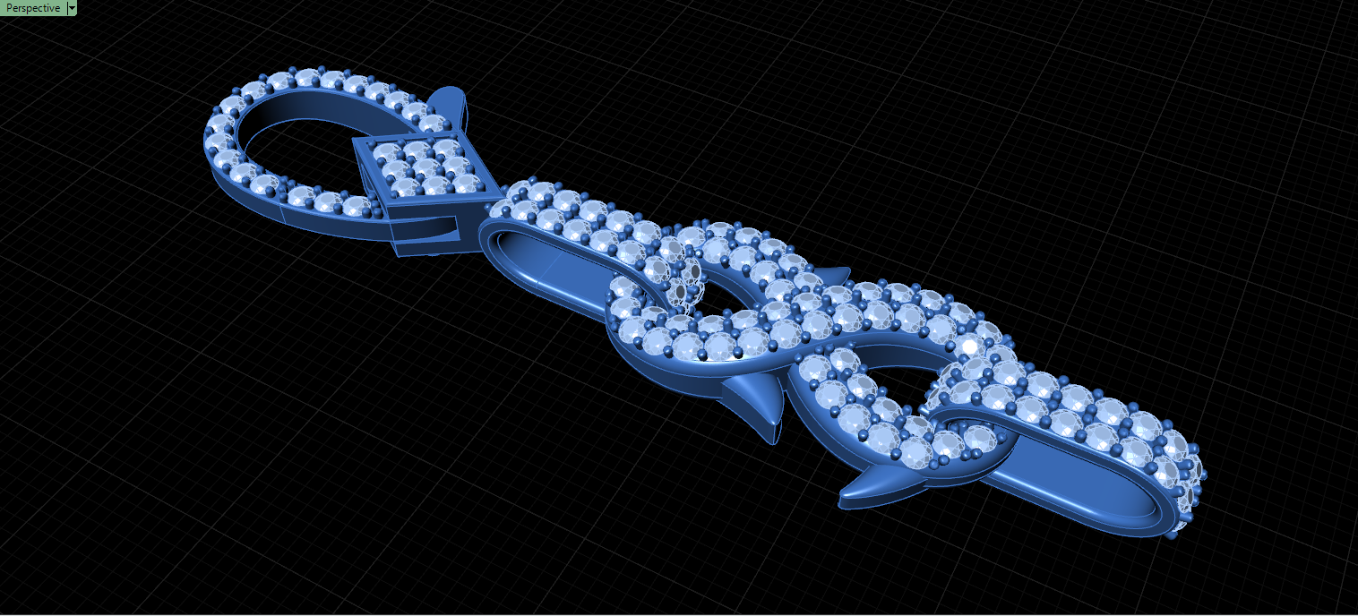custom infinity link bracelet stl preview09 custom infinity link bracelet stl preview09