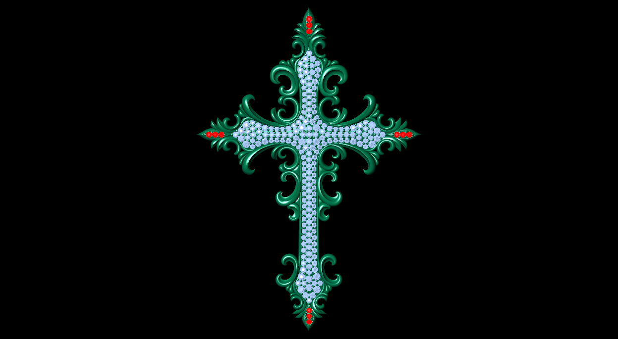 luxury cross pendant design–salima cross 006 preview03 luxury cross pendant design–salima cross 006 preview03