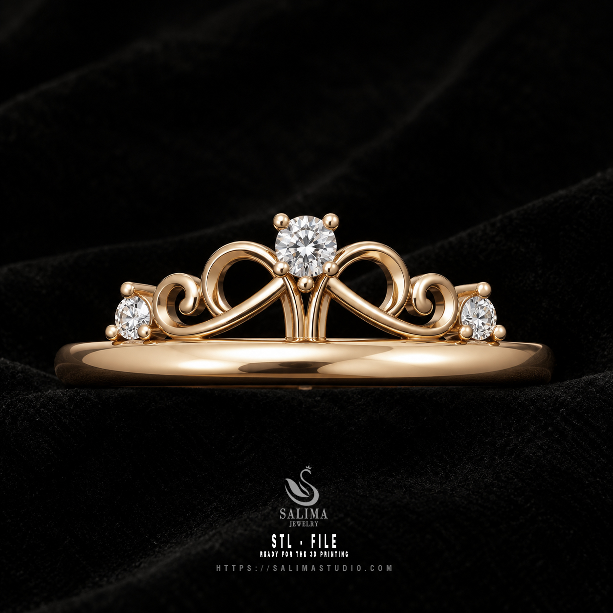 women ring stl – slwr017 preview 01 women ring stl – slwr017 preview 01