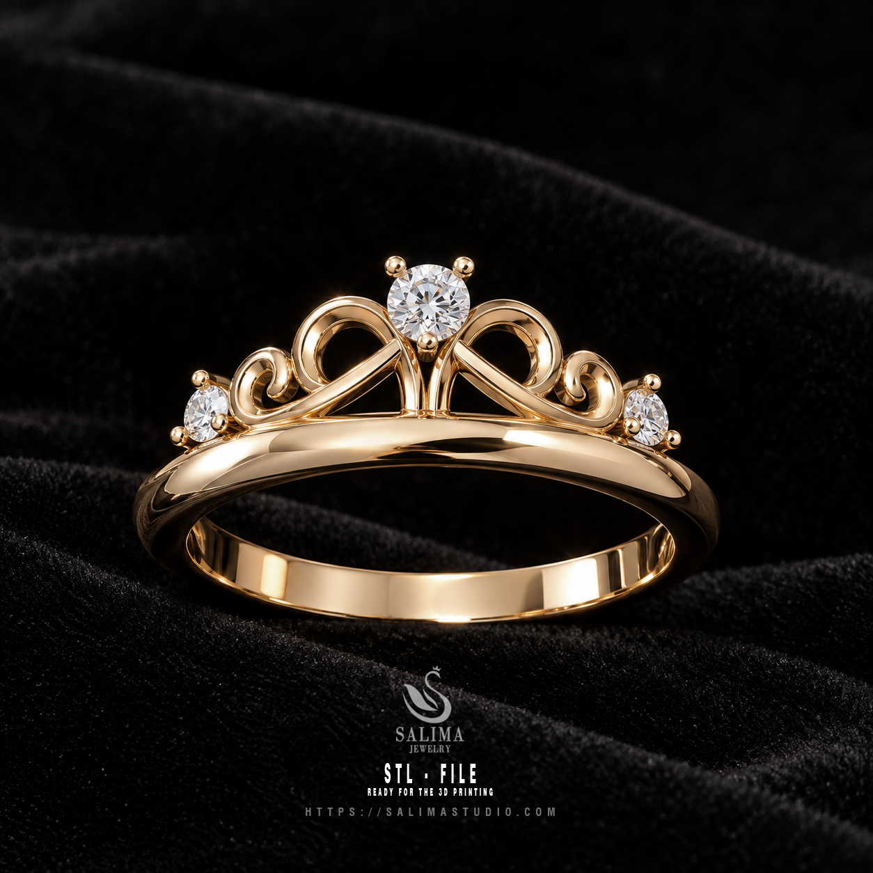 women ring stl – slwr017 preview 02 women ring stl – slwr017 preview 02