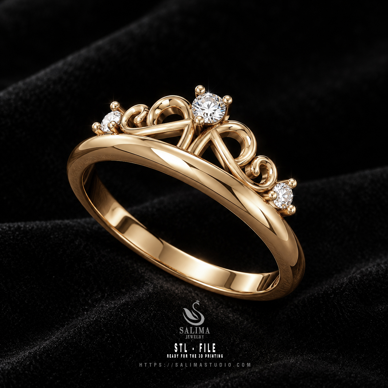 women ring stl – slwr017 preview 03 women ring stl – slwr017 preview 03