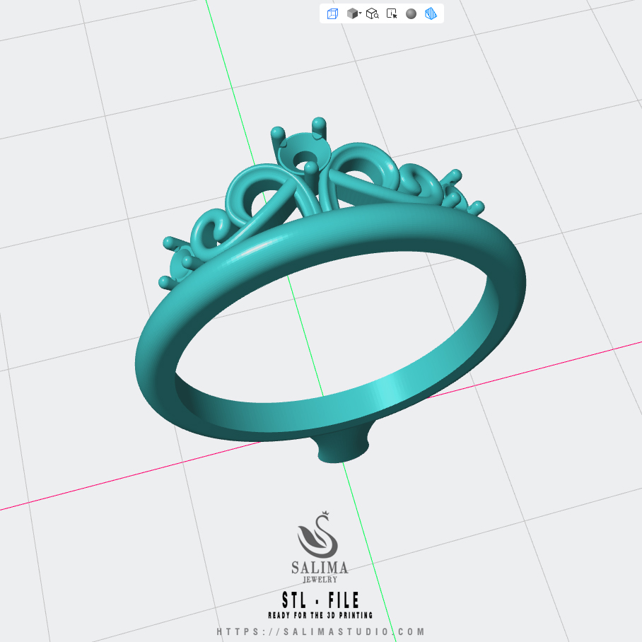 women ring stl – slwr017 preview 04 women ring stl – slwr017 preview 04