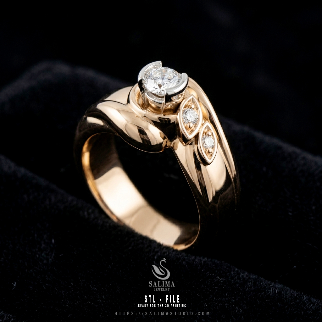 luxury engagement ring 025 stl diamond ring 3d model sal jewelry 04 luxury engagement ring 025 stl diamond ring 3d model sal jewelry 04