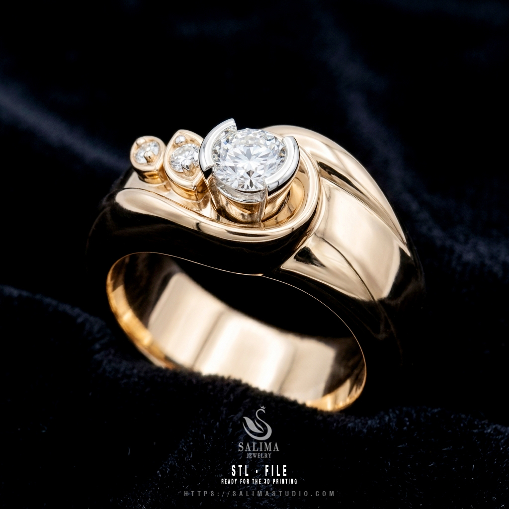 luxury engagement ring 025 stl diamond ring 3d model sal jewelry 05 luxury engagement ring 025 stl diamond ring 3d model sal jewelry 05