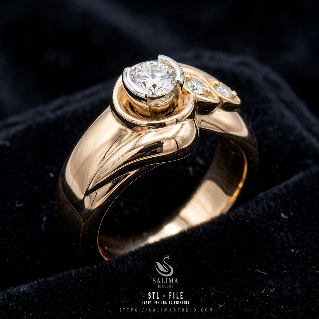 luxury engagement ring 025 stl diamond ring 3d model sal jewelry 07 luxury engagement ring 025 stl diamond ring 3d model sal jewelry 07